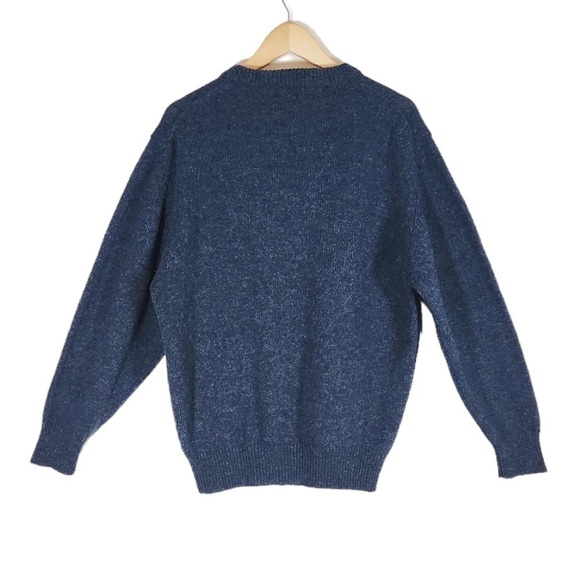 Vintage Mario Forte Argyle Golf Sweater Size Blue Large - Picture 2 of 3